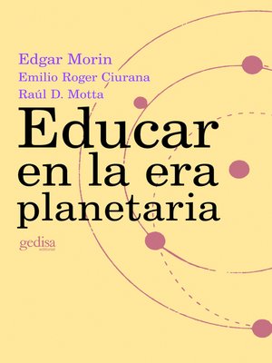 cover image of Educar en la era planetaria